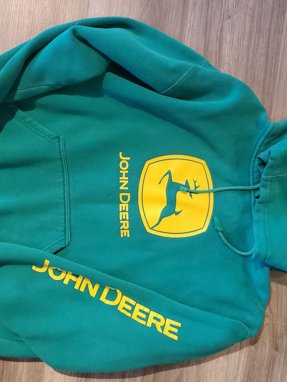 Vintage John Deere Hoodie Unisex Double Lined Hood
